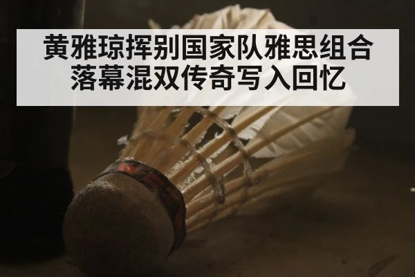 黄雅琼挥别国家队雅思组合落幕混双传奇写入回忆